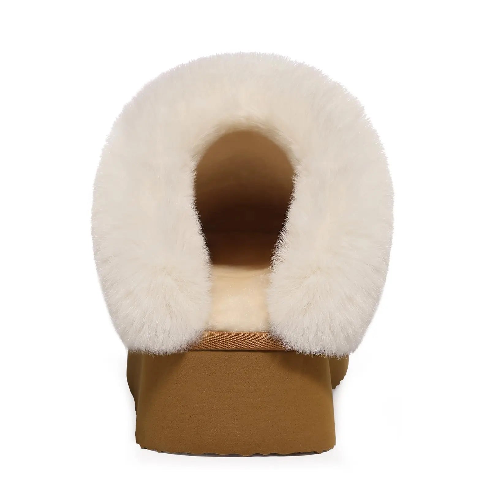 Fluffy Plush Women Slippers with Thick Bottom and Warm Comfort