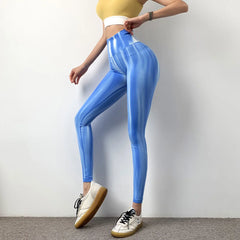 Tie Dye High Waist Yoga Pants Push Up Buttocks Leggings for Women