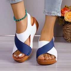 Women's Plus Size Open Toe Summer Beach Party Sandals