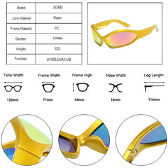 Colorful Cat Eye Sunglasses with UV400 Protection for Women