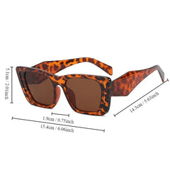 Fashion Vintage Square Sunglasses for Women Retro Style