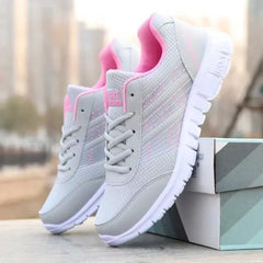 Spring and Autumn Ladies Casual Breathable Flat Sneakers