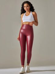 Women’s Summer PU Leather High Waist Skinny Pants in 6 Colors