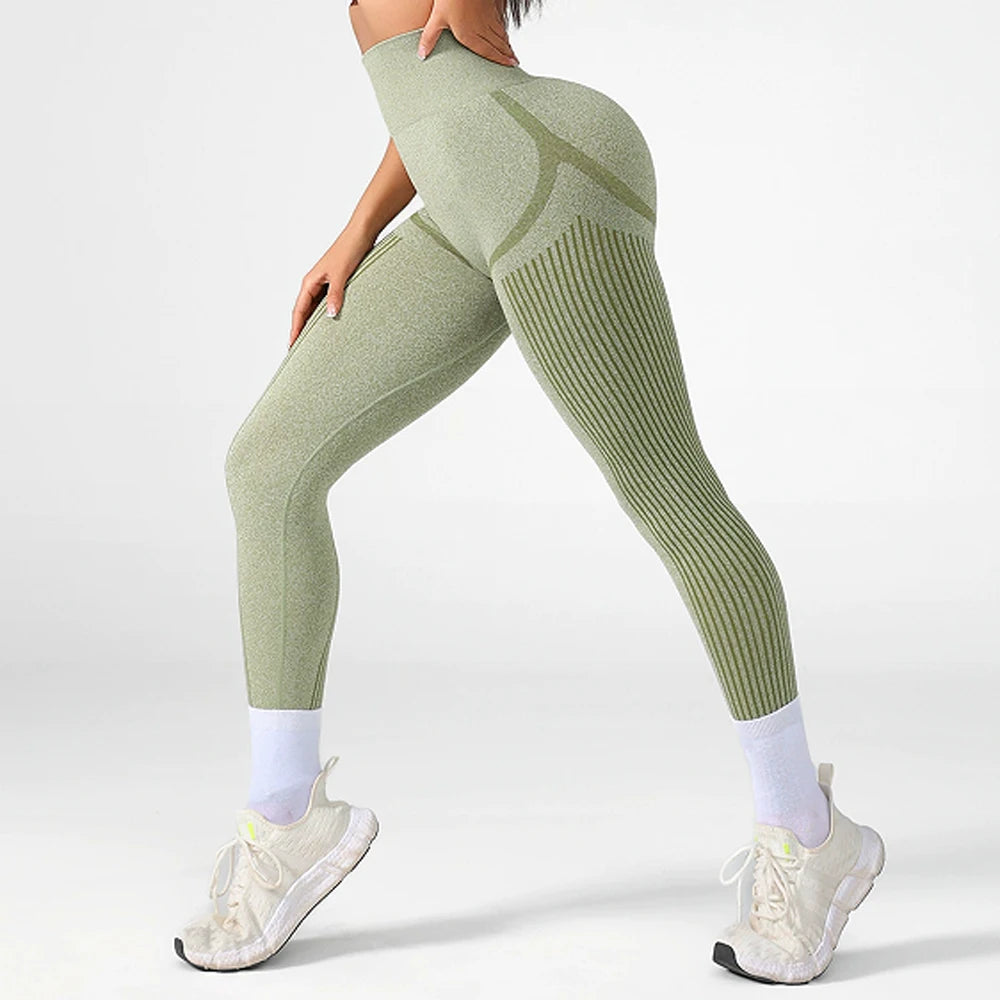 Leggings de sport froissés pour femmes, pour l'entraînement et le fitness 