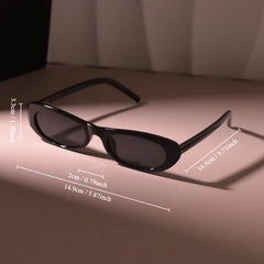 Retro Square Sunglasses for Women - Vintage Punk Shades