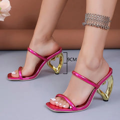 Women’s Fashion Colorful Pointed Toe High Heels for Parties