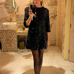 Elegant Sequin Mini Dress Perfect for Parties and Special Occasions