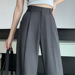 High Quality Casual Solid Color Wide Leg Pants for Women