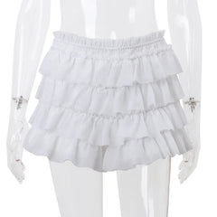 Fashion Y2K Ruffle Tiered Mini Skirt Co-ord Set