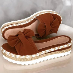 Women's Elegant Wedge Platform Sandals for Summer Slippers