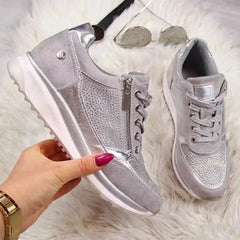 Spring Women's Lightweight Casual Sneakers Platform All-Match Shoes