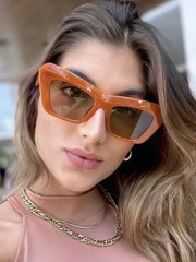 Oversized Cat Eye Sunglasses in Candy Color for Women