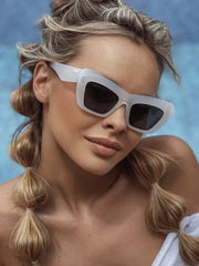 Oversized Cat Eye Sunglasses in Candy Color for Women