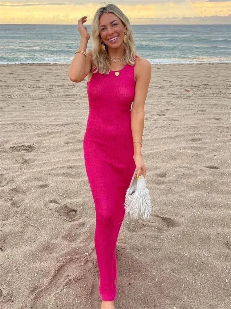 Elegant Sequin Beach Dress for a Sparkling Summer Look