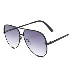 Designer Luxury Retro Sunglasses for Women in Stylish Black Color