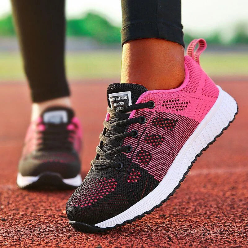 Nouvelles chaussures de sport décontractées à lacets pour femmes