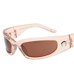 Fashion Classic Retro Moon Sunglasses for Women Luxury Beach Travel