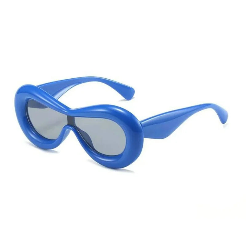 Women's Candy Color Quirky Sunglasses with UV400 Protection