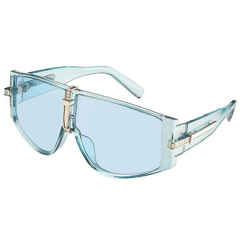 Women's Vintage Large Frame UV400 Sunglasses for Outdoor Travel