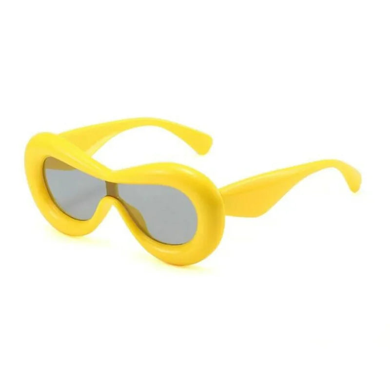 Women's Candy Color Quirky Sunglasses with UV400 Protection