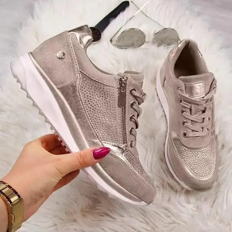 Spring Women's Lightweight Casual Sneakers Platform All-Match Shoes