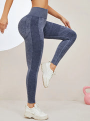 Pantalon de yoga taille haute sans coutures pour femme 