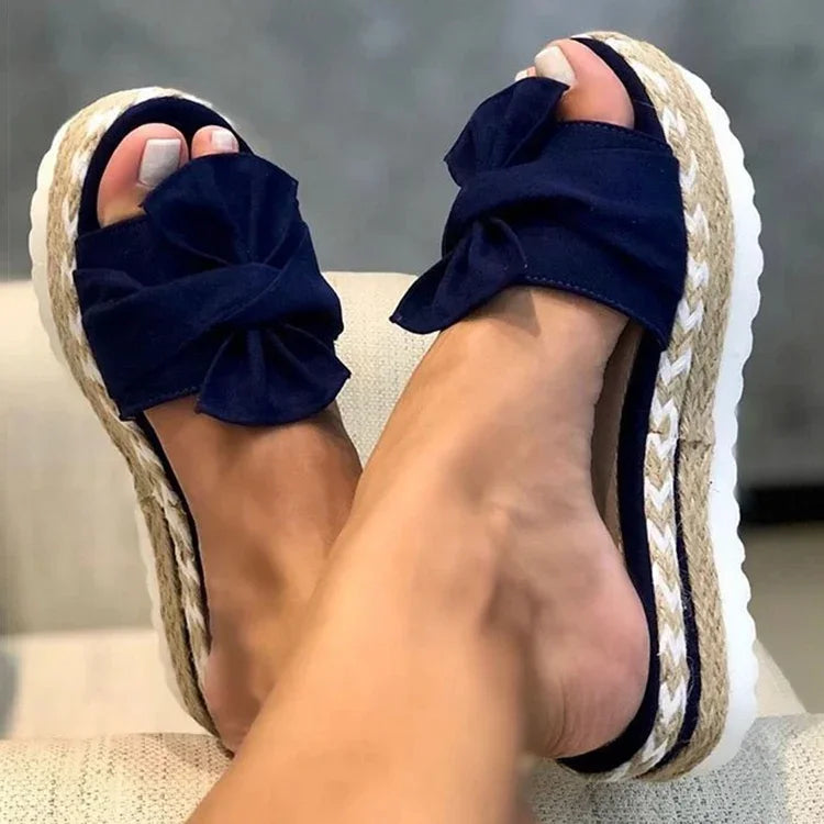 Women's Elegant Wedge Platform Sandals for Summer Slippers