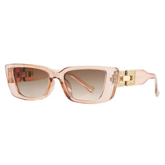 Classic Mirror Square Sunglasses for Women in Minimalist Style