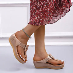 Women's Comfortable Non-Slip Open Toe Platform Sandals