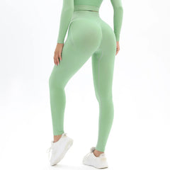 Women's Seamless High Waist Yoga Pants for Outdoor Sports