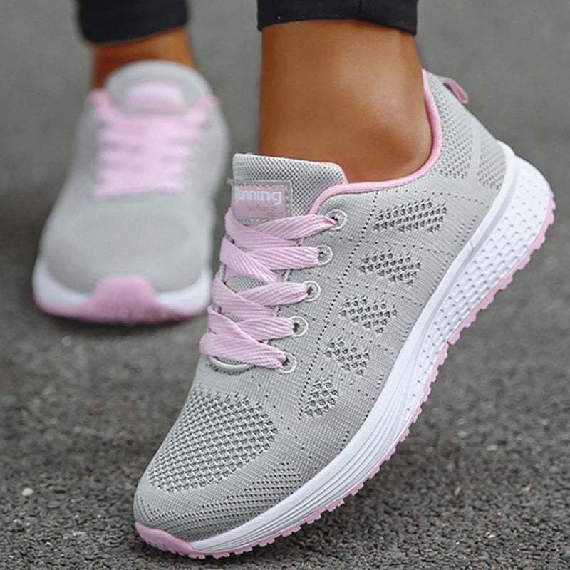 New Arrival Women's Casual Lace-Up Flats Sneakers Shoes