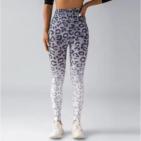 Nouveaux leggings taille haute à imprimé léopard pour femmes 