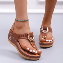 Women's Comfortable Non-Slip Open Toe Platform Sandals