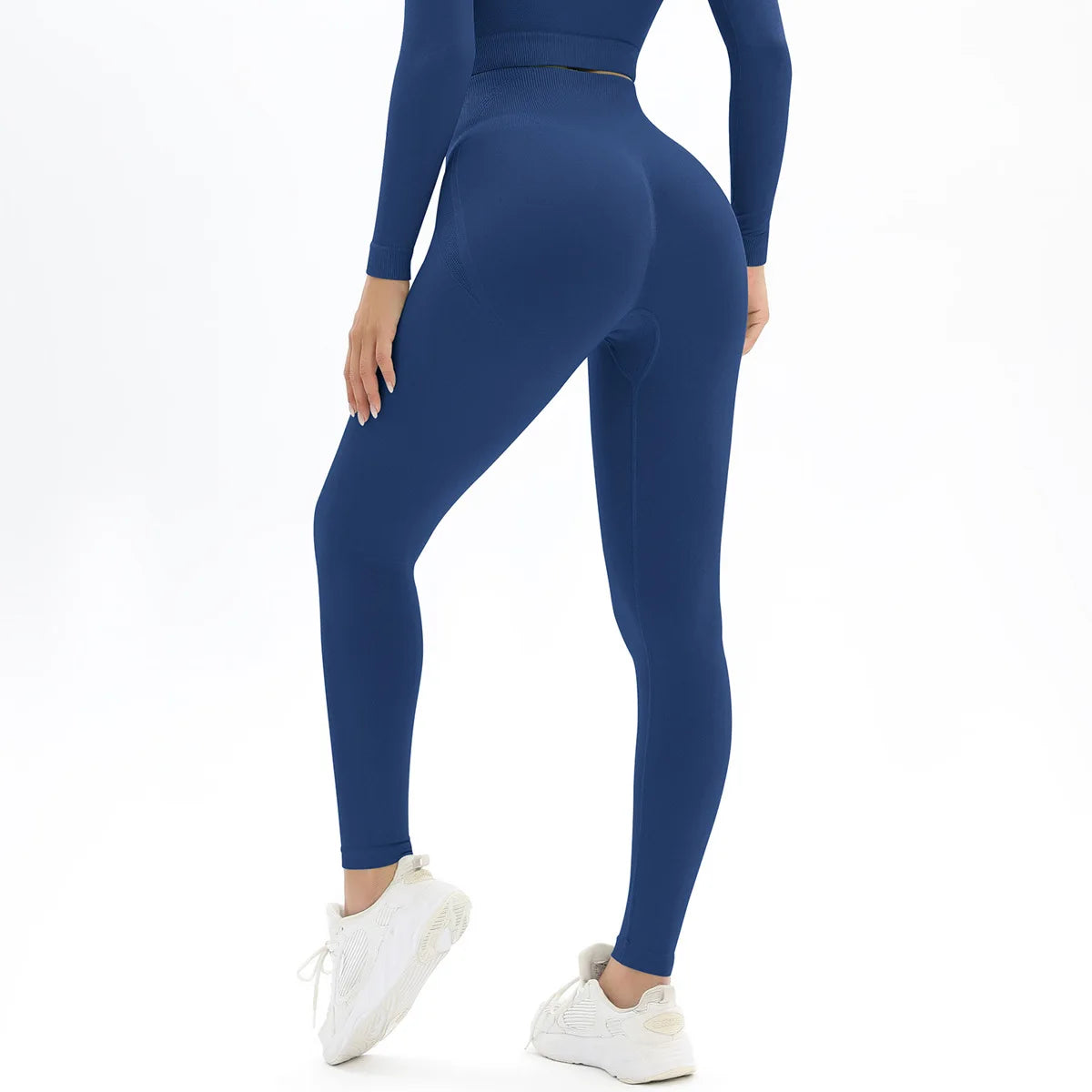 Pantalon de yoga taille haute sans couture pour femmes pour les sports de plein air 