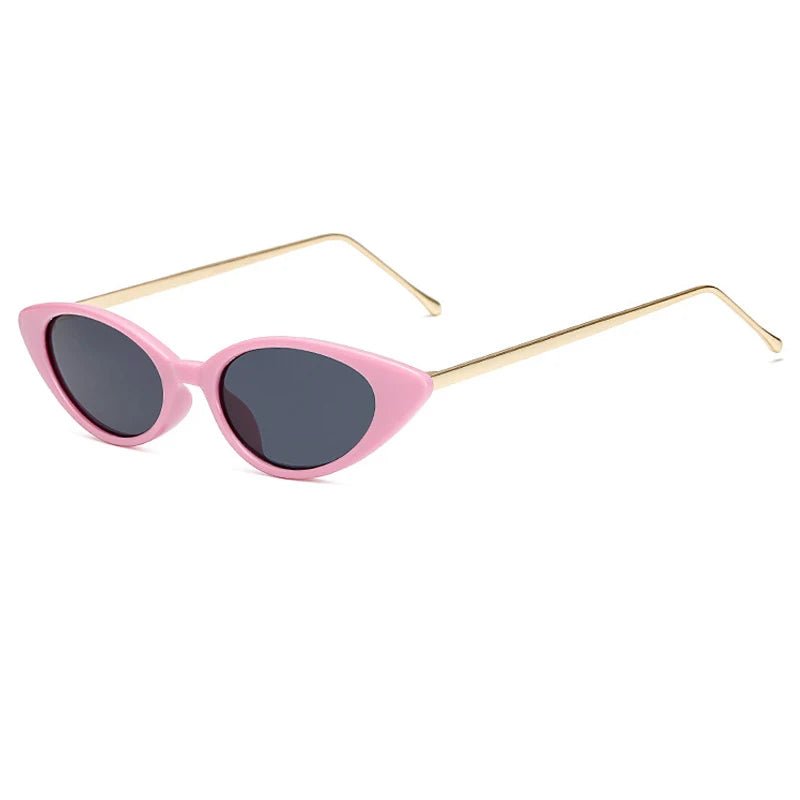 Ladies Cat Eye Sunglasses in Fashionable Small Frame Design