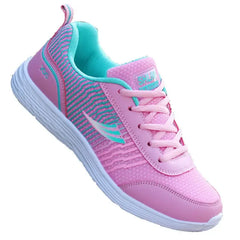 Spring and Autumn Ladies Casual Breathable Flat Sneakers