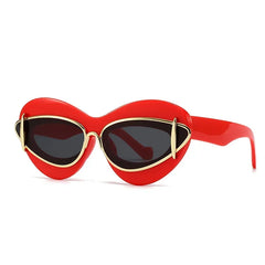 Cat Eye Sunglasses Women Retro Double Frame Vintage UV400 Shades