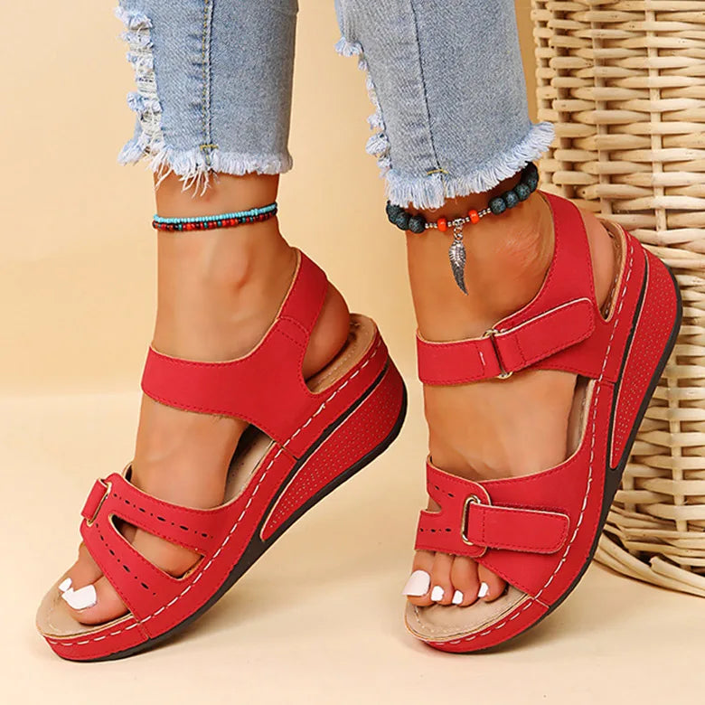 Women's Soft Bottom Wedge Heels Summer Sandals Platform Shoes