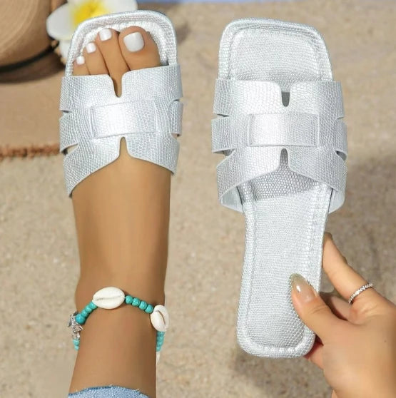 Summer Sandals for Women, High Quality Beach Flat Slide Slippers