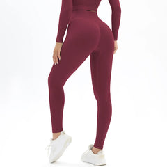 Women's Seamless High Waist Yoga Pants for Outdoor Sports