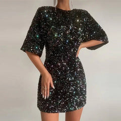 Elegant Sequin Mini Dress Perfect for Parties and Special Occasions