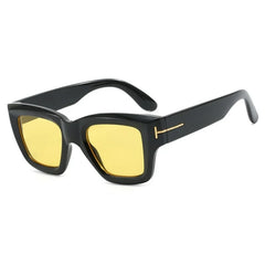 Trendy T-Shaped Large Frame Square Sunglasses for Women