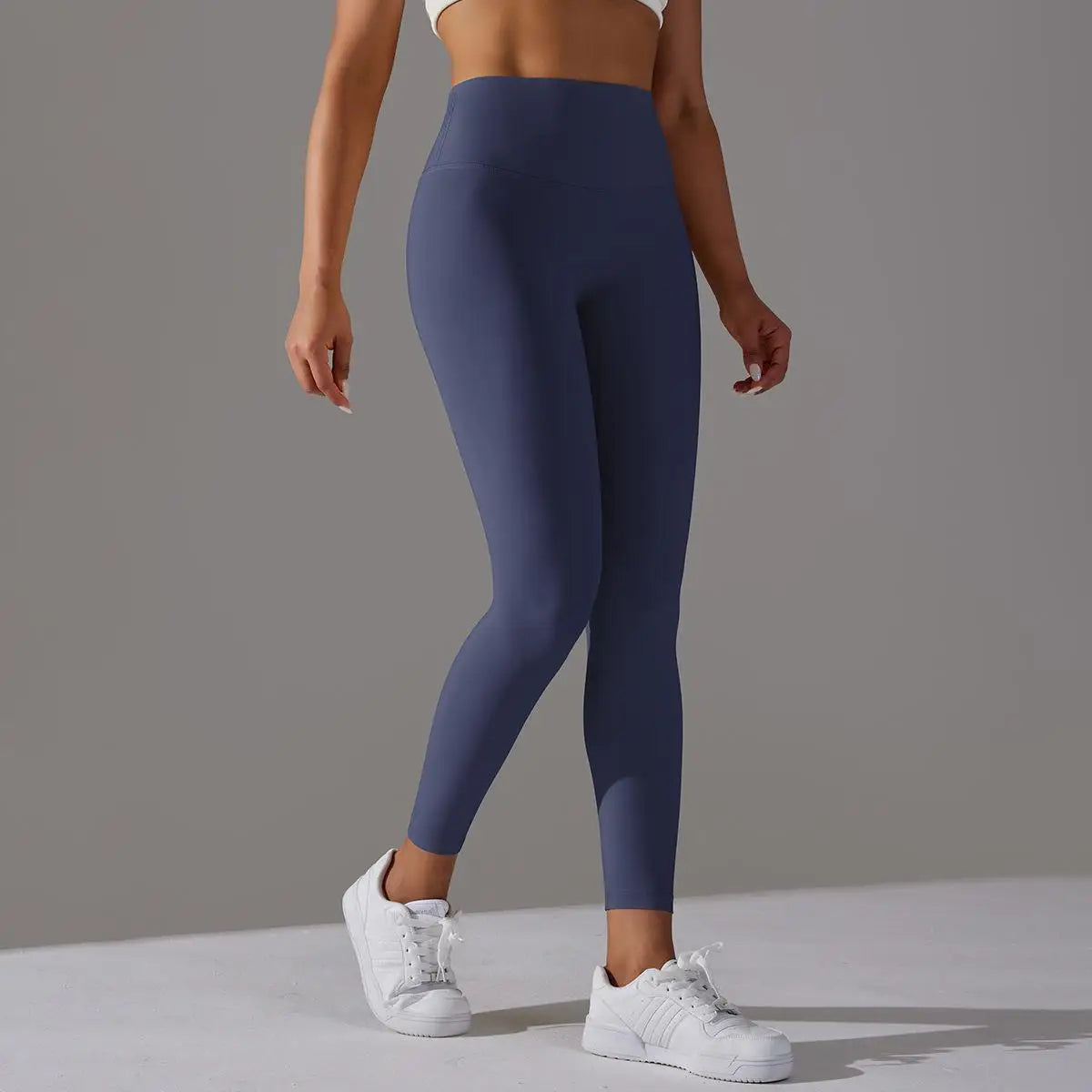 Leggings de yoga taille haute sans couture pour femmes, collants d'entraînement en nylon élastique 