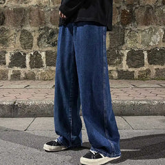 Men's Loose Baggy Drape Jeans – Y2K Casual Wide-Leg Pants