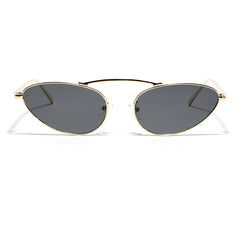 Women's Vintage Cat Eye Triangle Metal Sunglasses for Parties