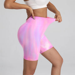 Women's Tie Dye High Waist Scrunch Leggings for Workout Yoga