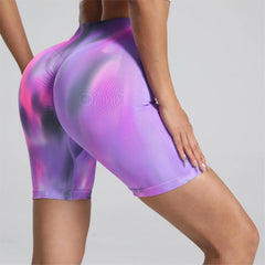 Women's Tie Dye High Waist Scrunch Leggings for Workout Yoga